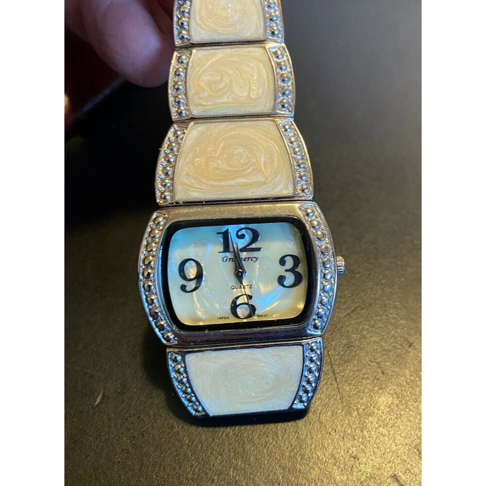 Women's Gramercy Watch, Silver Tone with MOP Accents - Picture 3 of 3